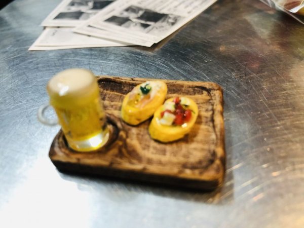 画像4:  1/12ドールサイズミニチュアフェイクフード『　おつまみ4点セット 』 (4)