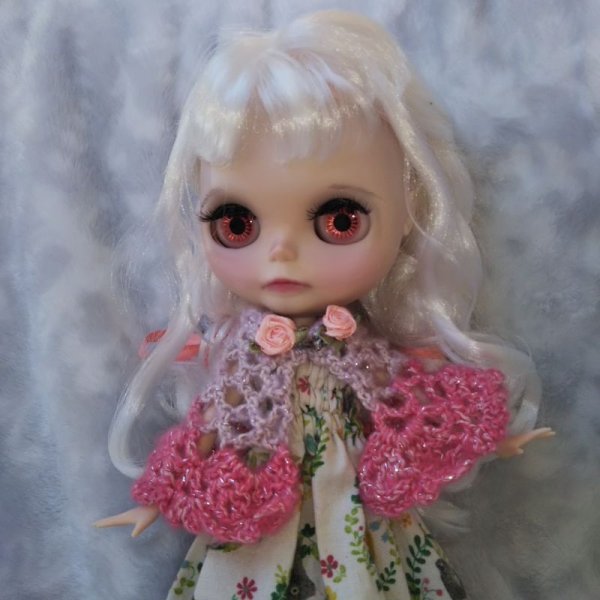 画像2: ネオブライス相当size『薔薇のケープ』 (2)