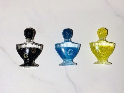 画像3: ろむぅ製作室様 作成 ドールサイズミニチュアオブジェ『 香水瓶　yellow 』