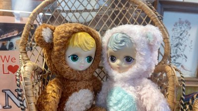 画像1: 【特価】2022年発売Blythe公式ぬいぐるみラブハグブライス『べニーベア（ブラウン）』