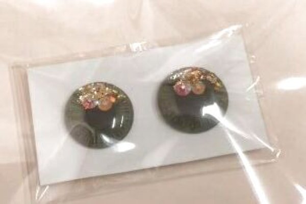 画像2: 吟遊詩人様　製作  ネオブライス用アイチップ 『　ヘーゼル　細孔が鮮やかなタイプホログラム入り　　』G12 (2)