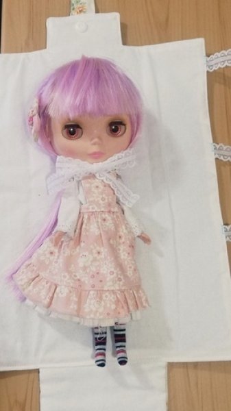 あま茶まる様制作 おくるみ プーリップ ネオブライスサイズドール 花柄 N S Doll Cafe