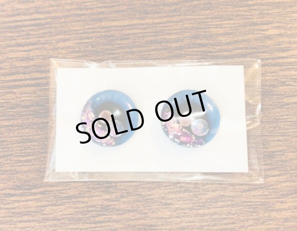 画像1: 吟遊詩人様製作 ネオブライスsizeカスタム用アイチップ  (11)『スカイブルー×ピンクラメ』キラキラのラメ&ホログラム (1)