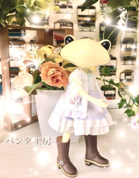 画像4: パンダ工房様製作『夢かわドリームドレス』オビツ11 シュガーカップスさん　ピコニーモ　ワンダーフロッグさん兼用 (4)