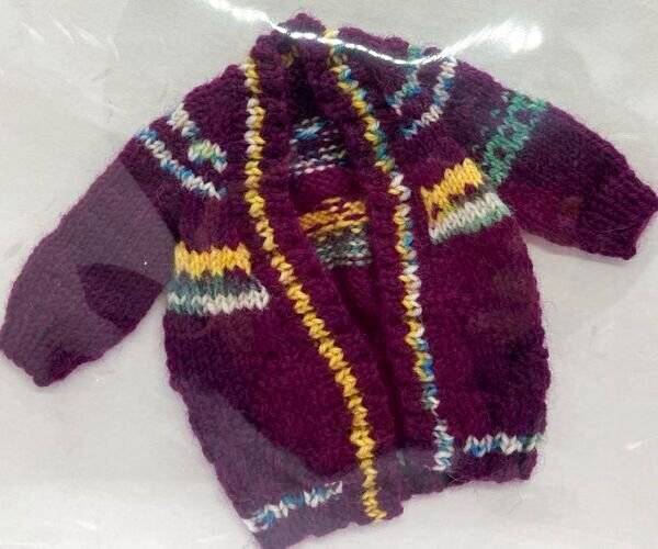 画像1: オビツボディ23size〜『スクールニットカーディガン』 (1)