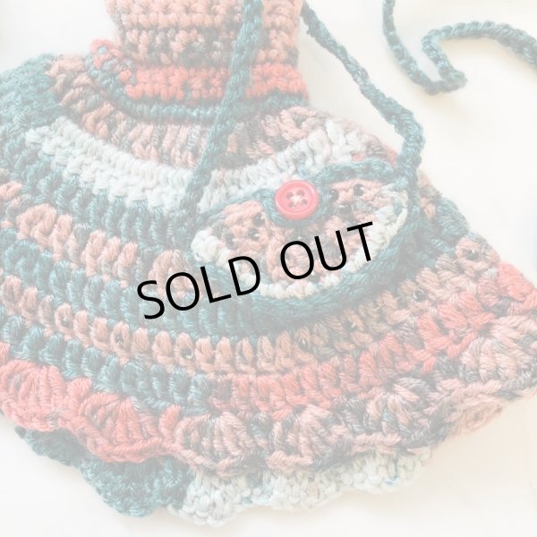 画像5: 花布糸様制作レース編み【 スイカワンピース&ヘッドドレス　】ネオブライスsizeプーリップsize (5)