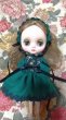 画像3: ミディブライス相当サイズ『クラシカルロリィタDark greenワンピース&ヘッドドレスセット』 (3)