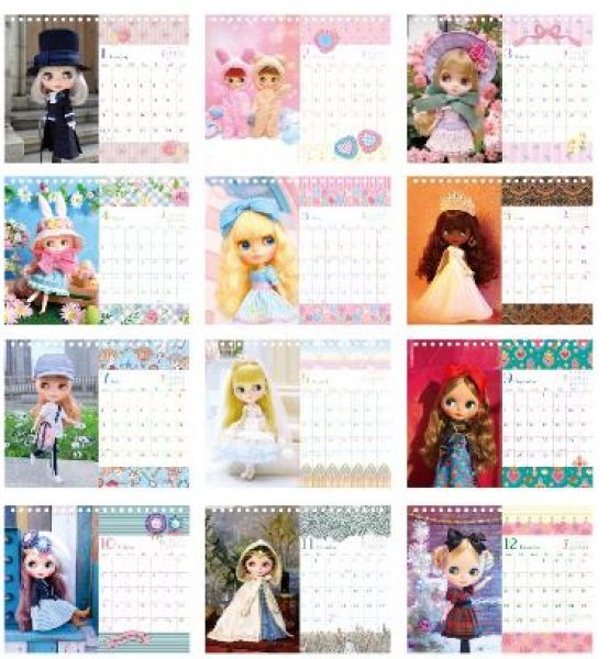 画像2: Blythe公式ステーショナリーグッズ　ポストカードになる☆『2022年卓上カレンダー』フォーエバーラブ (2)