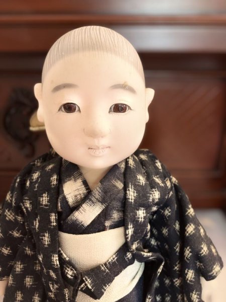 画像3: 昭和時代の市松人形男の子　38cm (3)
