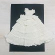 画像3: 総レース編み『ホワイトウエディングドレス』リカちゃん size (3)