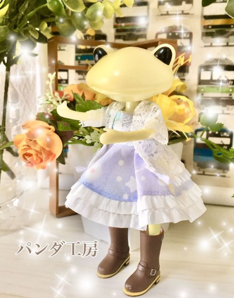 画像2: パンダ工房様製作『夢かわドリームドレス』オビツ11 シュガーカップスさん　ピコニーモ　ワンダーフロッグさん兼用 (2)