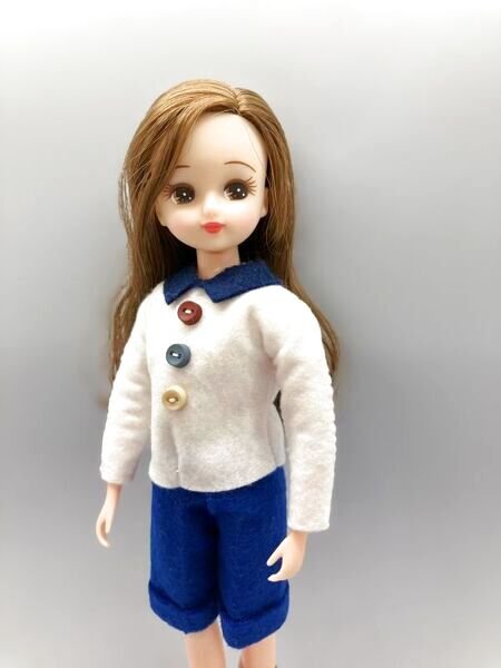 画像3: 【特価】リカちゃん相当サイズ『ハーフパンツコーデセット』 (3)