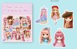 画像1: Blythe公式グッズフレークシールセット『Charming』30枚入り (1)