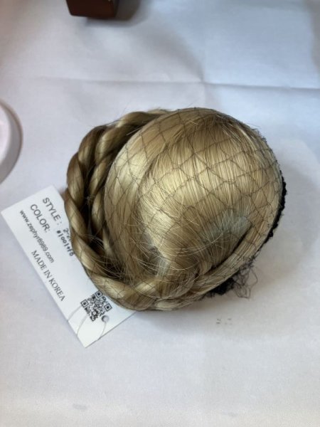 画像4: Zephir社製WIG 9〜10インチ DD相当サイズ『ブロンド』三つ編みロング デッドストック (4)