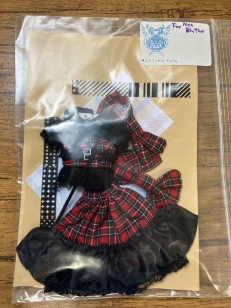 画像5: 『BLACK&RED闇かわワンピース4点セット』ネオブライス.ブライスサイズ　 (5)