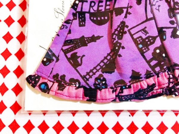 画像4: 【特価】『 アリス柄フレアーワンピースpurple 』【 ネオブライス又はプーリップやイスルサイズ 】 (4)