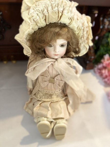 画像3: ブリュリプロダクション　ビスクドール31cm　ヴィンテージ作者不明 (3)