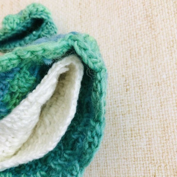 画像3: 『グリーングラデーションのホルターネックニットワンピース&お帽子セット】リカちゃん相当size (3)