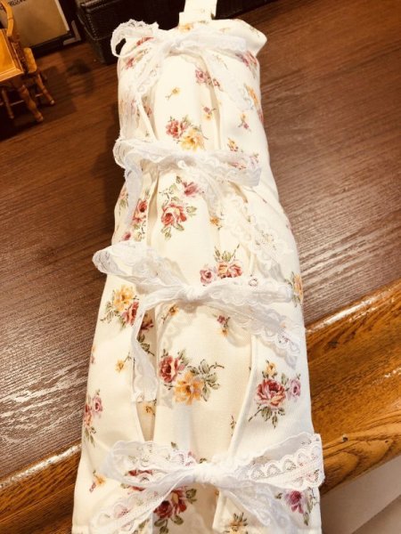 画像2:  【 おくるみ 】プーリップやネオブライスサイズドールサイズ『　花柄　』 (2)