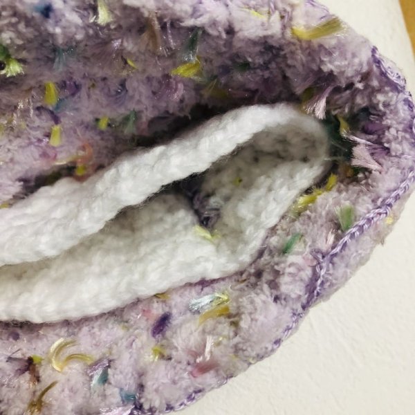 画像6: 花布糸様制作【レース編みと綿飴みたいな毛糸のワンピース】リカちゃん相当size (6)