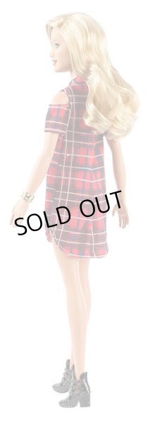 画像2: バービードール　ファッショニスタ113 チェックワンピース (Barbie Fashionistas Doll 113 /MATTEL /GBK09  (2)