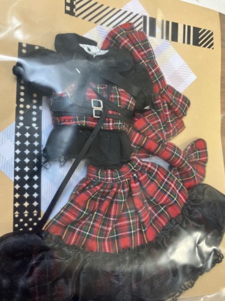 画像3: 『BLACK&RED闇かわワンピース4点セット』ネオブライス.ブライスサイズ　 (3)