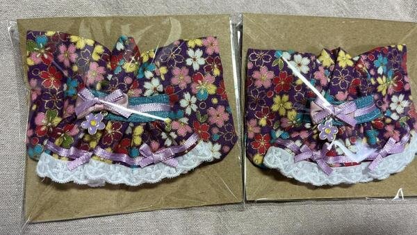 画像2: tetetto様製作オビツ11、ねんどろいどどーるサイズ　和ロリ（紫色） (2)