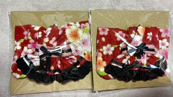 画像2: tetetto様製作オビツ11、ねんどろいどどーるサイズ　和ロリ（赤色） (2)