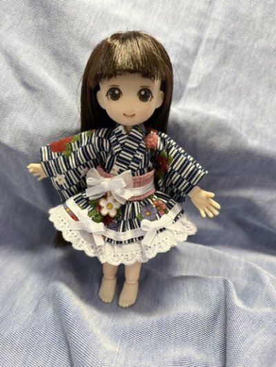 画像2: tetetto様製作オビツ11、ねんどろいどどーるサイズ　和ロリ（黒色）