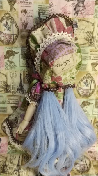 画像4: 幼SD相当サイズ『ワンピースとボンネットのセット』 (4)