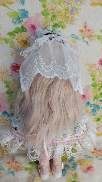 画像5: 幼SD相当サイズ『ワンピースとヘッドドレスのセット』 (5)