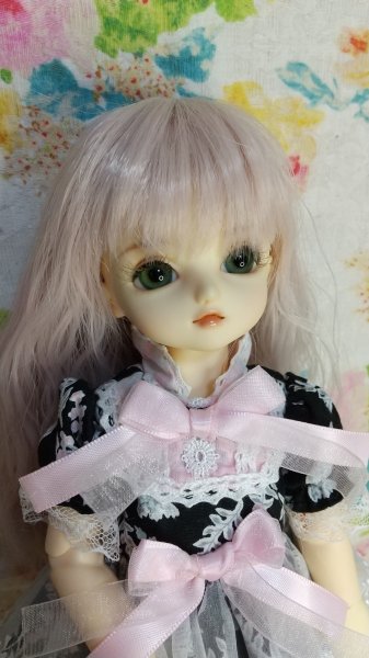 画像8: 幼SD相当サイズ『ワンピースとヘッドドレスのセット』 (8)