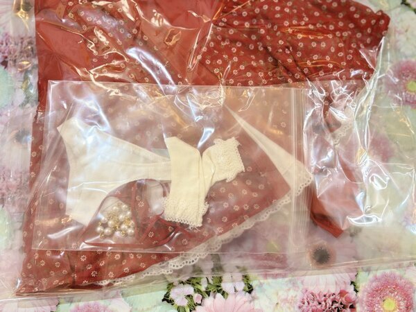 画像2: Shiny DOLL公式OF『えんじ色ドレスセット』ShinyDOLL Thaatha body size (2)