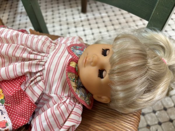 画像5: ブロンドのブルーの瞳の女の子　ドイツ製　ヴィンテージZaph46cm (5)