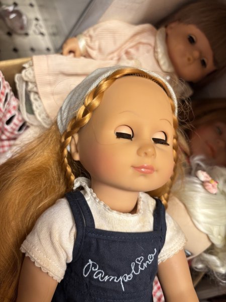 画像4: 赤毛のブルーの瞳の女の子　ドイツ製　ヴィンテージGotz 42cm (4)