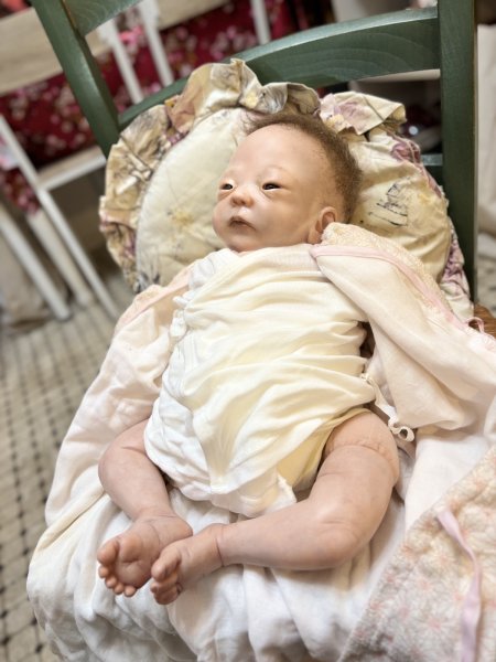 画像3: リボーンドール産衣を着た子　ヴィンテージ40cm (3)