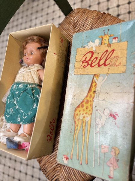 画像3: ブロンドにブルーの瞳の女の子　フランス製　ヴィンテージBella24cm (3)