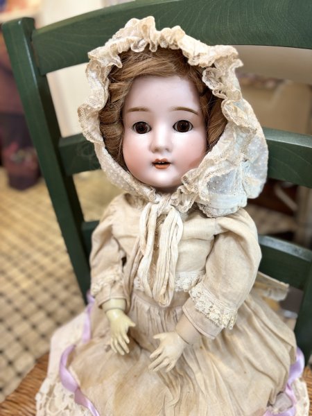 画像3: 仏ビスクドール『パンシー』経年劣化有59cmアンティーク (3)