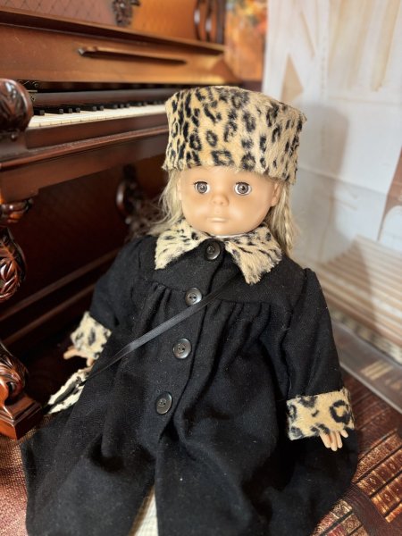 画像7: ドイツ製 Angel Buppe エンジェルブッペ 人形 ヴィンテージドール『冬の装い』43cm (7)