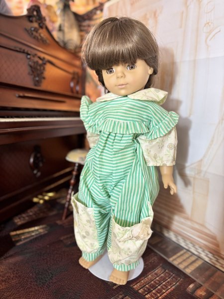 画像4: ダークブラウンの瞳の子　ドイツ製　ヴィンテージGotz 42cm (4)