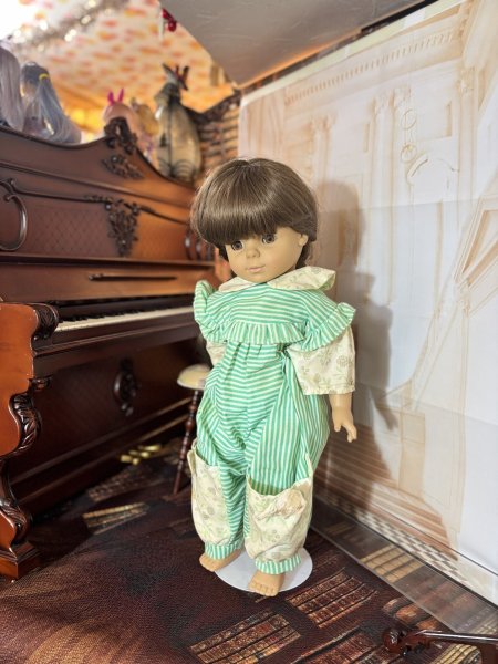 画像5: ダークブラウンの瞳の子　ドイツ製　ヴィンテージGotz 42cm (5)