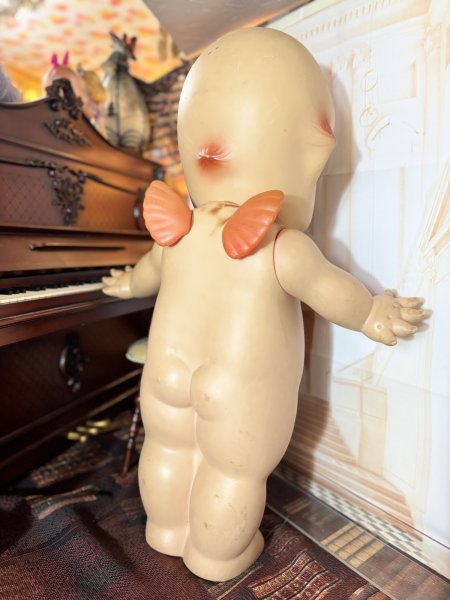 画像4: ヴィンテージキューピー羽根有54cm (4)