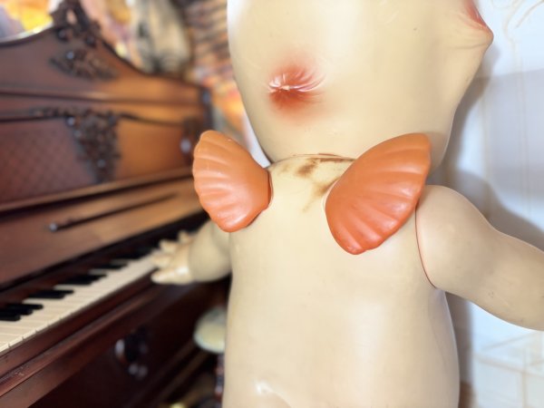 画像5: ヴィンテージキューピー羽根有54cm (5)