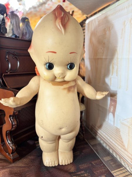 画像2: ヴィンテージキューピー羽根有54cm (2)