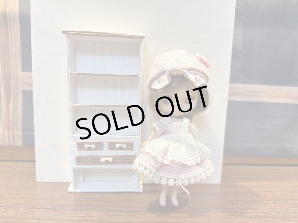 画像4:  1/12スケールサイズ白いシェルフ (4)