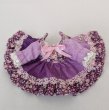 画像2: jurie様製作オビツ11ねんどろいどどーるアンティーユ共用サイズ ワンピースドレス『紫』フラワープリント (2)