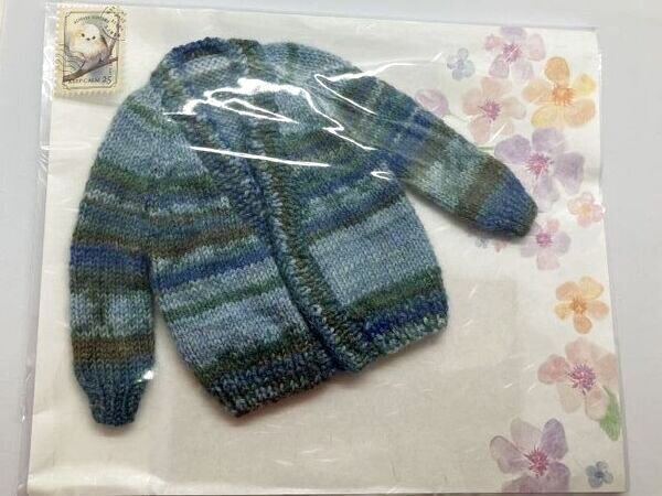 画像3: オビツボディ27size〜ニットカーディガン『水彩カーディガン』 (3)