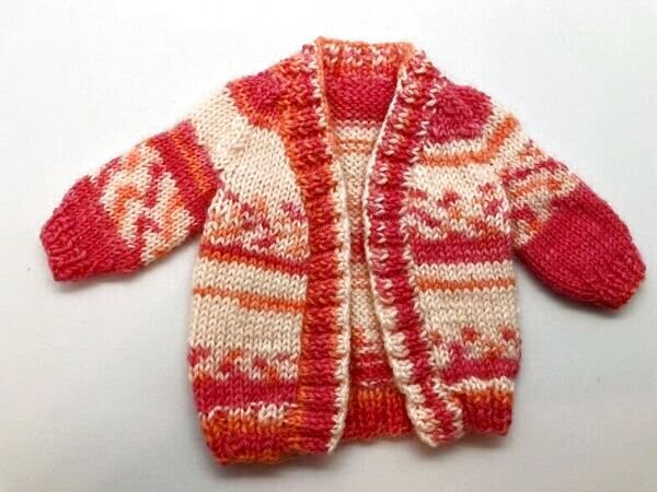 画像3: オビツボディ27size『ピンクニットカーディガン』 (3)