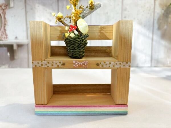 画像2: ミニチュア家具『1/6又は1/12スケールシェルフと観葉植物.ミニチュア家具』 (2)