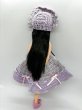 画像6: 【Sale】レース編み『紫色のワンピース&ワイヤー入りボンネット』リカちゃん相当size (6)